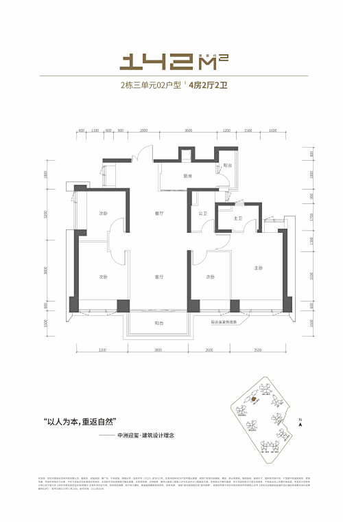 中洲迎璽142平戶型圖